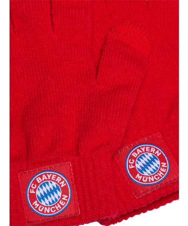FC Bayern Munich Knitted Gloves for Kids - Touch Screen Red - Shop Now! - Buy Online on GoSupps.com