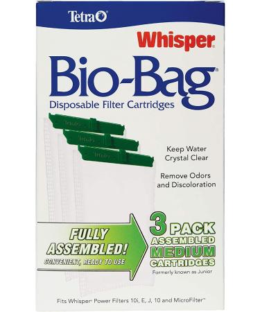 Tetra Whisper Bio-Bag Filter Cartridges | Ready to Use 3-Count Medium | Aquarium Filter Cartridges - Buy Online on GoSupps.com
