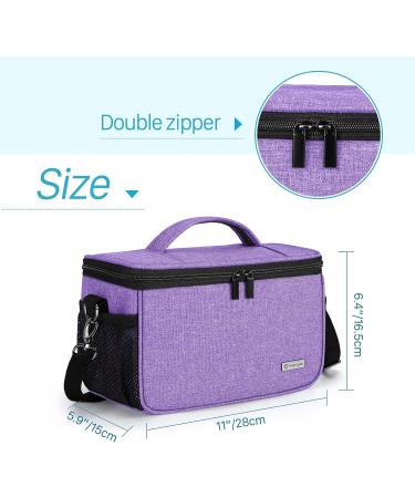 YARWO Purple Medicine Organizer for Pill Bottles and First Aid Kits - Small Storage Bag for Emergency Medical Supplies - Ideal for Family, Office, Car, Travel, Outdoor Activities - Buy Online on GoSupps.com