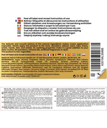 High Strength Hemp Oil Menthol Rosemary Calendula Gel | Fast Absorption for Joint Muscle Relief | 300ml - Buy Online on GoSupps.com