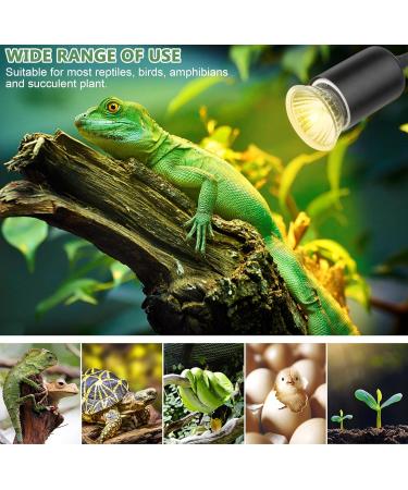 IOOTSEA Matt Black Terrarium Heat Lamp for Turtles & Reptiles - UVA/UVB Heating Ideal for Aquatic Animals & Accessories - Buy Online on GoSupps.com