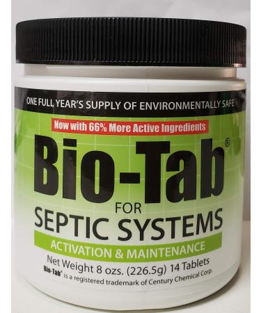 Bio-Tab for Septic Systems 8 oz (226.5g) 14 Tablets