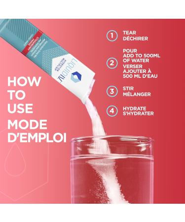Liquid I.V. Electrolyte Drink Mix for accelerated hydration Strawberry Hydration Multiplier with Vitamins B3 B5 B6 B12 and C 288 g 18 on-the-go sticks - Buy Online on GoSupps.com