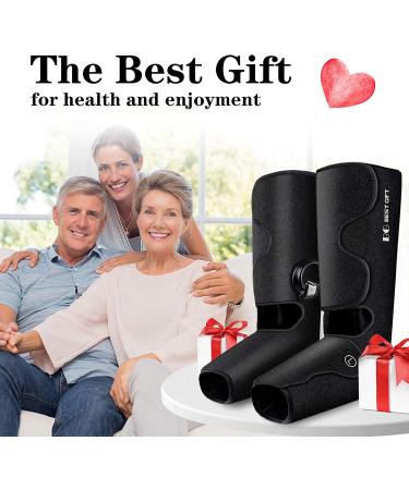 Foot Massager with Heat: Best Gifts for Mom, Dad, Women, Men, Elder - Air Compression for Muscle Fatigue, Varicose Veins, Edema - Circulation & Relaxation - Buy Online on GoSupps.com