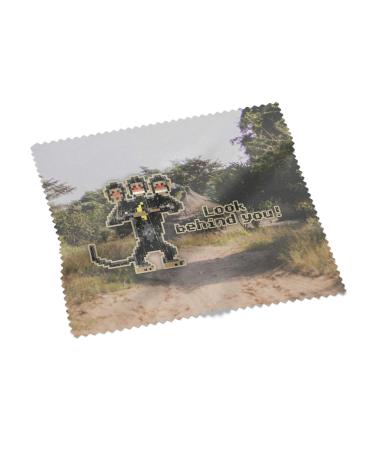 Urban Backwoods Look Behind You! Microfiber cloth - glasses cleaning cloth