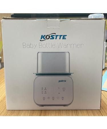 KOSTTE Double Baby Bottle Warmer with Accurate Temperature Control - Fast Electric Heater for Breastmilk or Formula - White - Buy Online on GoSupps.com