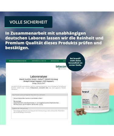 Buy brandl Shilajit Capsules - 500mg Extract with 50% Fulvic Acid & 10% Humic Acid - 120 Capsules of Original Mumijo Shilajit - Buy Online on GoSupps.com