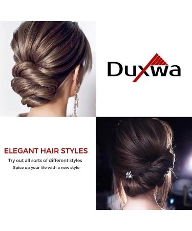 Brown & Blonde Hair Pins Set - 100 Pcs Bobby Pins & 120 Hair Bands for Bun Hairstyles - Buy Online on GoSupps.com