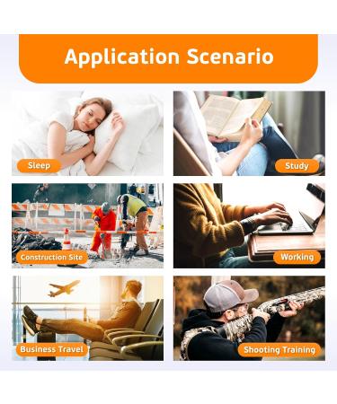 Buy 200Pcs Soft Foam Ear Plugs - Noise Cancelling Slow Rebound Disposable for Sleeping Snoring Shooting Study & Travel (Orange) - International Shipping Available - Buy Online on GoSupps.com