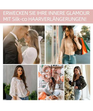 Silk-Co Tape in Extensions | 20stk Real Remy Hair | Light Brown 35cm Skin Weft | Best Quality Tape Extensions - Buy Online on GoSupps.com