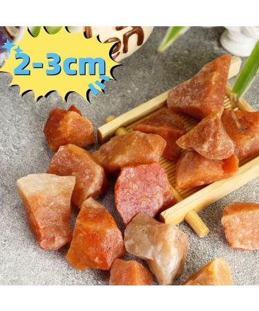 Red Aventurine Rough Stones 0.45lb - Bulk Healing Crystals for Reiki, Tumbling, Cabbing - XIANNVXI - Buy Online on GoSupps.com