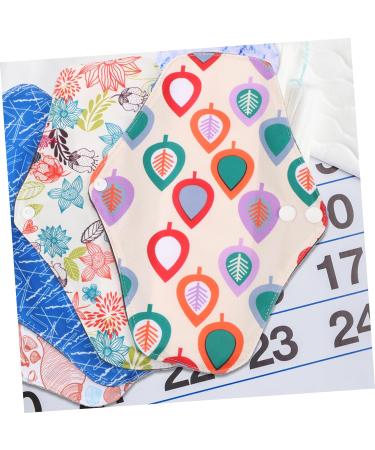 8 Pack Washable Menstrual Pads - Reusable Cloth Period Pads for Women - Portable Feminine Supplies - Buy Online on GoSupps.com