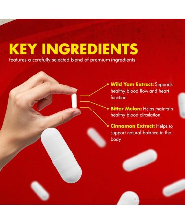 (3 Pack) ForgeLabs Blood Stabilizer Daily Natural Formula with a Powerful Blend to Support Balanced Levels Steady Energy & Healthy Circulation | Forge Labs Easy-to-Swallow Pills (180 Capsules) - Buy Online on GoSupps.com