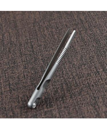 Keychain Tweezer Titanium Alloy Tweezers Wire Cutting Clamps Camping Precision Pliers Outdoor Forceps Durablee Titanium Pluckers Hiking Titanium Tongs for Hiking and Travel - Buy Online on GoSupps.com