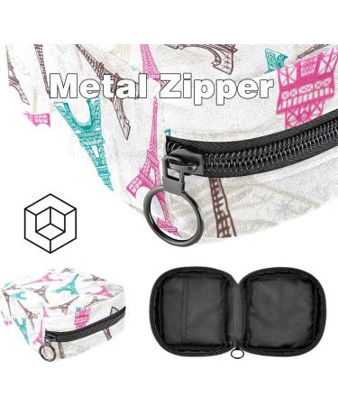 Shop Eiffel Tower Paris Women's Binding-Up Bag | Large Menstrual Cup Bags with Zipper & Periodic Inserts | Multi-Colored Hygiene Accessories for Girls & Women - Buy Online on GoSupps.com