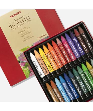 Mungyo 24-Piece Water-Soluble Oil Pastel Set - Assorted Colors - Buy Online on GoSupps.com