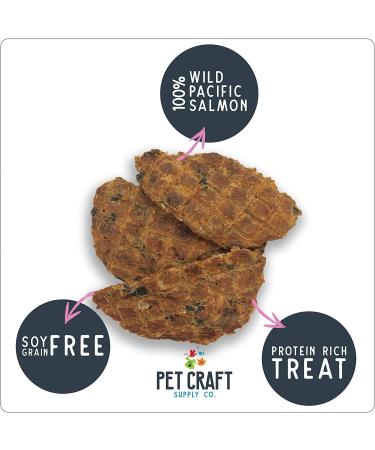 Pet Craft Supply Pure Natural Dried Dog Treats - Salmon & Liver Training Treats for Puppies - Grain-Free & Wild-Caught - Buy Online on GoSupps.com