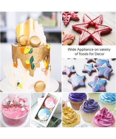 Pink Edible Luster Dust Edible Glitter for Drinks 5 Grams Edible Metallic Powder Food Coloring for Cake Decorating Chocolates Fondant Painting & More Vegan - Buy Online on GoSupps.com
