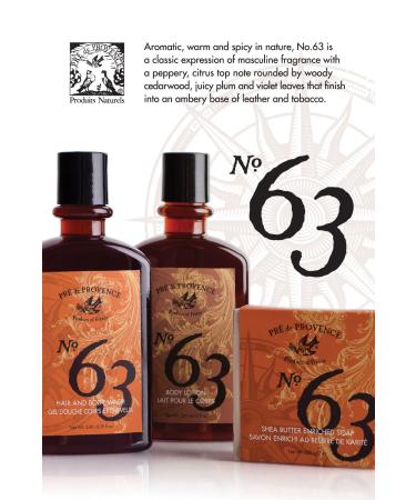 Pre de Provence No.63 Men's Collection Shower Gel - Buy Online on GoSupps.com