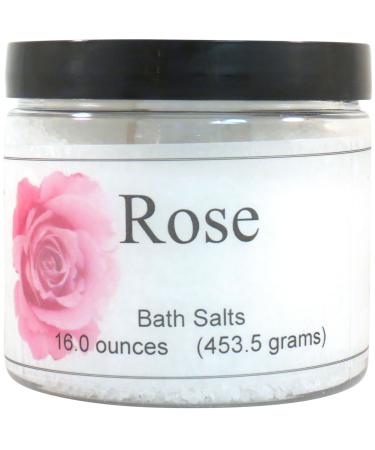 Rose Bath Salts by Eclectic Lady  16 ounces