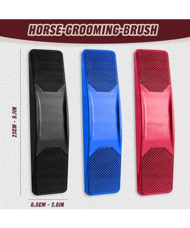 Tuofang 6-in-1 Multifunctional Horse Brush & Massage Comb for Effective Grooming - Black - Buy Online on GoSupps.com