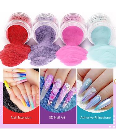 Saviland Acrylic Powder Set Starter - 36 Colors Cherry Blossom Christmas Set for Nail Extension and Carving - Professional Polymer for DIY and Salon - B4 - Buy Online on GoSupps.com