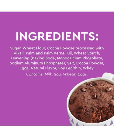 Duncan Hines Chocolate Lovers Mug Cakes Mix - 25.3 oz (10 x 2.5 oz Pouches) - Buy Online on GoSupps.com
