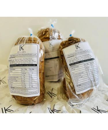 Keto Chefs Ultra Low Carb Freshly Baked Keto Bread Basket Bundle - Multiseed + Sage & Onion + Rustic Sandwich 600g x 3 Loaves Mixed Basket 1 Count (Pack of 3) - Buy Online on GoSupps.com
