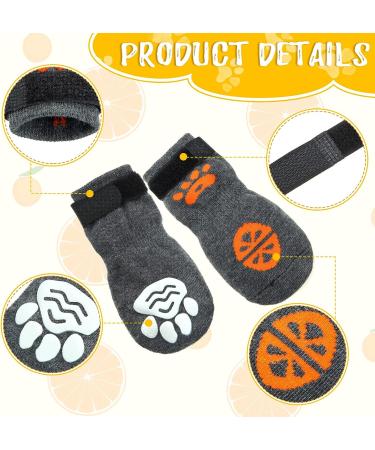Reginary 16-Piece Anti-Slip Dog Socks for Small to Medium Dogs - Traction Control Skid for Hardwood Floors - Medium Size - Buy Online on GoSupps.com