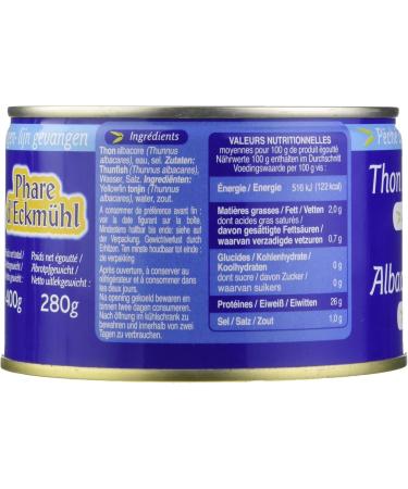 Phare d'Eckm l Thon Albacore P ch Canne au Naturel Bio 280 g - Buy Online on GoSupps.com