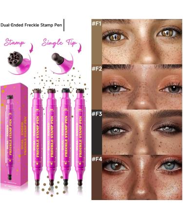 Crayon double t te pr cis pour eyeliners avec motif de taches de rousseur s chage rapide ergonomique portable id al pour les d butants - Buy Online on GoSupps.com