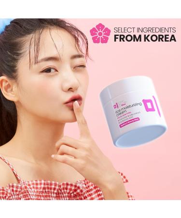 Rice Cream Moisturizer for Face | 42% Organic 97% Natural | Sake Extract & Hyaluronic Acid | K-Beauty Skincare 2oz - Buy Online on GoSupps.com