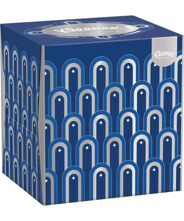 Kleenex Cube Soft Facial Tissues 3-Ply - Assorted Designs and Colors - 56 Count x 12 Packs - Buy Online on GoSupps.com