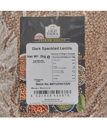 Old India Dark Speckled Lentils 2kg - Buy Online on GoSupps.com