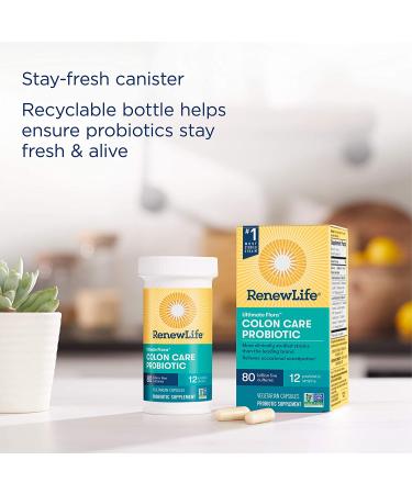 Renew Life Ultimate Flora Probiotic 80 Billion - Colon Care, 30 Veg Capsules - Buy Online on GoSupps.com