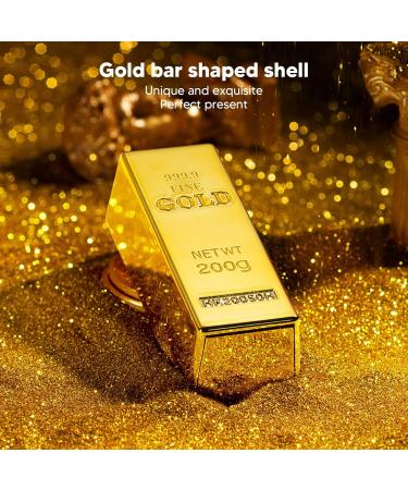 ZJchao Color Change Metallic Glitter Lipstick - Long Lasting Moisturizing Gold Bar Shell | Perfect Gift for All Occasions - Buy Online on GoSupps.com