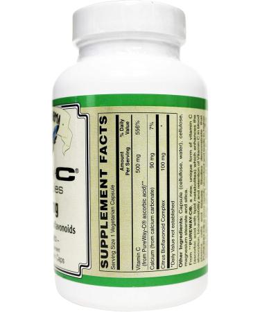 Pureway-C 500 Mg W/Bioflavonoids Veg Caps. 120 Count (Pack of 1) - Buy Online on GoSupps.com