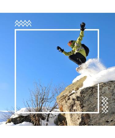 Buy EVVO Original Snowshoes with Michelin Sole - Adjustable All-Terrain IceSpike Technology | Men's & Women's | Size L (EU 42-48) - Buy Online on GoSupps.com