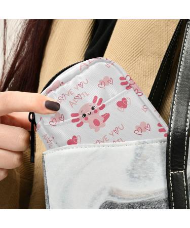 Pfrewn 7-Day Axolotl Pill Organizer Case - Travel-Friendly Vitamin & Medicine Holder Pouch Bag - Buy Online on GoSupps.com