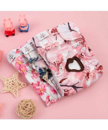 Cutebone 3-Pack Washable Dog Diapers - Waterproof Puppy Pants for Heat Valentine's Day Rose Collection Size L (51-68.5cm) - Buy Online on GoSupps.com
