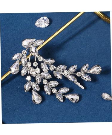 DOITOOL Rhinestone Hair Clip Girls Hair Clips Hair Clips for Girls Diamonds Hair Clip Wedding Hair Pins Diamond Hair Clips Crystal Bobby Zinc Alloy Bride Horse Eye Hair up - Buy Online on GoSupps.com