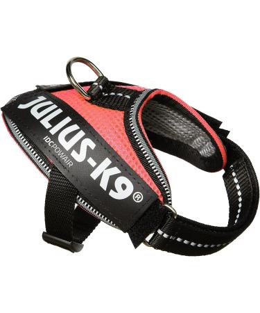 Julius-K9 IDC Powair Dog Harness - Size 3XS/Baby 1 - Pink | Durable & Comfortable for Small Dogs | International Shipping Available - Buy Online on GoSupps.com