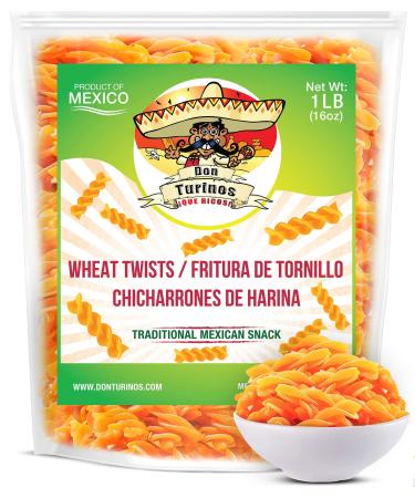 Duritos (Duros) Mexican Wheat Pellet Twists 2LB - Fritura De Tornillo - Traditional Fried Snack- by Turinos - Buy Online on GoSupps.com