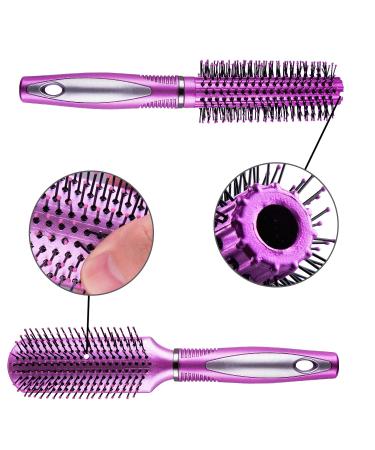 SIQUK 7-Piece Hair Brush & Comb Set - Round, Paddle & Detangle Brushes for All Hair Types | Wet & Dry Styling - Buy Online on GoSupps.com