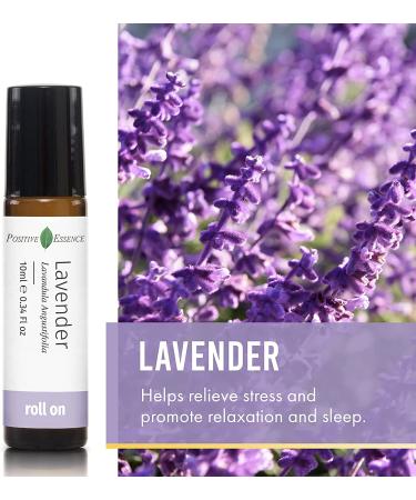 Lavender Essential Oil Roll On 10mL - Pure Lavender & Jojoba Oil for Relaxation - Leak-Proof Rollerball for Skincare - Relax Head Tension - 0.33 Fl Oz - Buy Online on GoSupps.com