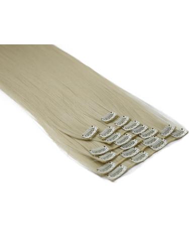 CAISHA by PRETTYSHOP XXL 24 Straight Light Blond Clip In Hair Extensions Set - Buy Online on GoSupps.com