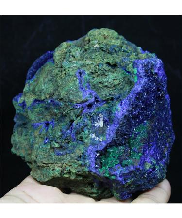Room Decoration Natural Crystal Rough Natural Rare Glittering Azurite Malachite Geode Specimen Home Decorative Decoration (Size : 700-750g) - Buy Online on GoSupps.com