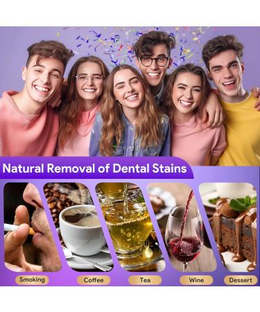 Purple Teeth Whitening Toothpaste | Effective Color Correction for White Teeth | Mild Mint Flavor - 30ml - Buy Online on GoSupps.com