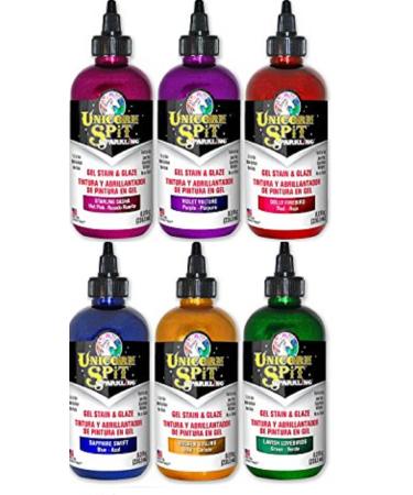 Sparkling Unicorn SPiT Bundle All 6 Sparkle Colors (8oz) Sapphire Swift  Violet Vulture  Dolly Firebird  Golden Gosling  Lavish Lovebirds  Starling Sasha with 4 Page Guide Book