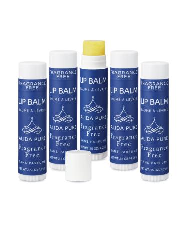 ALIDA PURE Fragrance Free Lip Balm  Vegan  Unscented  No Flavor  Beeswax Free  Coconut Oil Free  Natural  Organic Jojoba Oil  Avocado Oil  Candelilla Wax  and Vitamin E  Natural Moisturizing Lip Balm | Lip Gloss  for Dry... - Buy Online on GoSupps.com